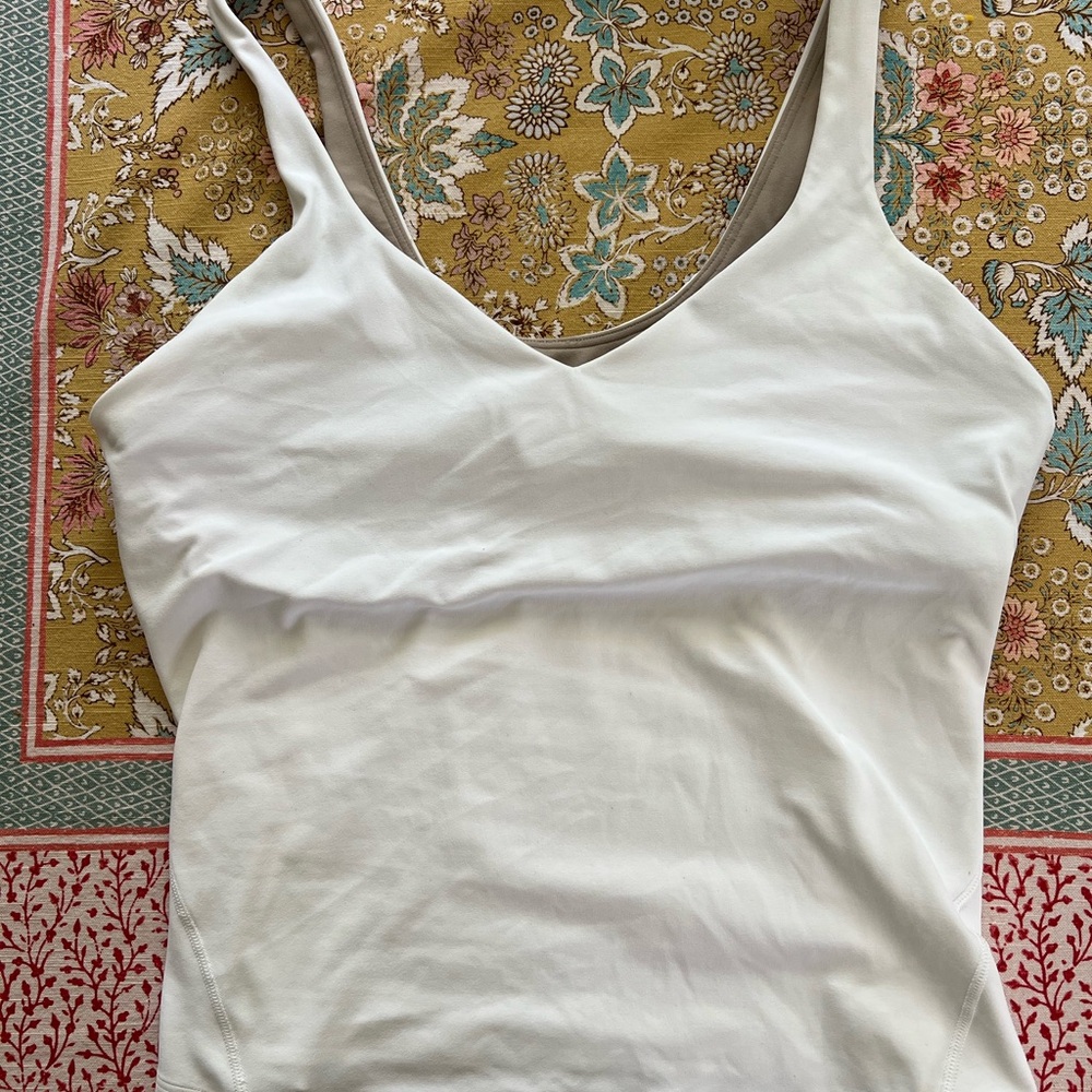 Lululemon White Align Tank Top - Picture 2 of 3